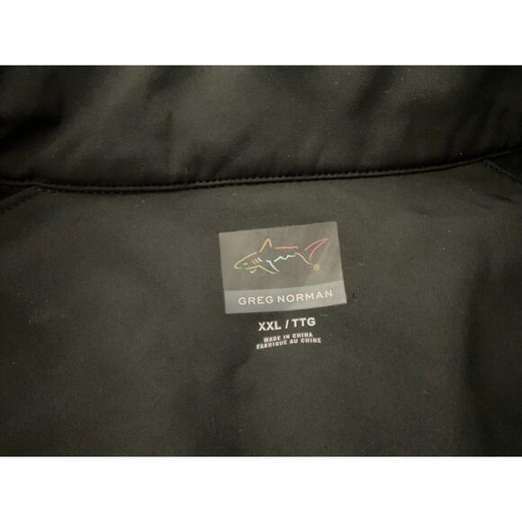 Greg Norman XXL Mens Black Diamond Pattern Full Zip Vest with Pockets - Picture 3 of 11